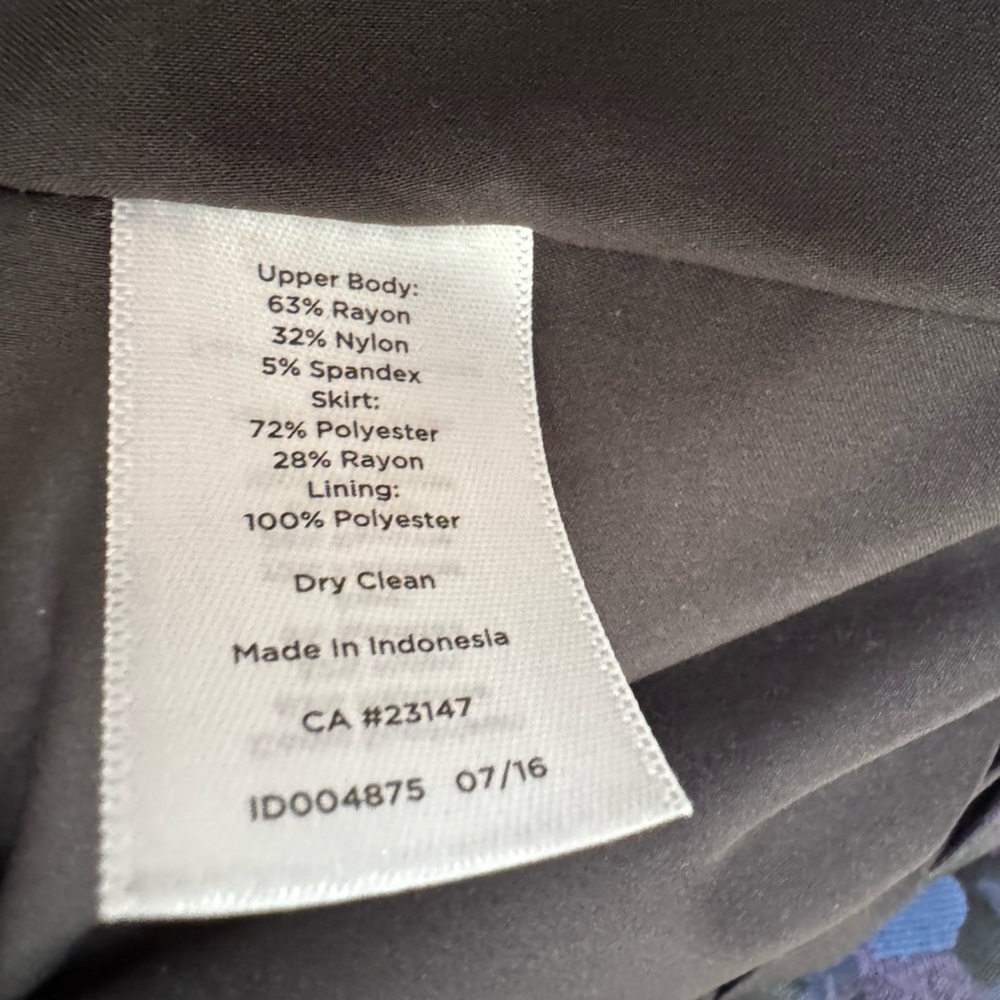 Talbots Ponte-blocked Rose Jacquard Dress - Size 20W - Picture 3 of 10